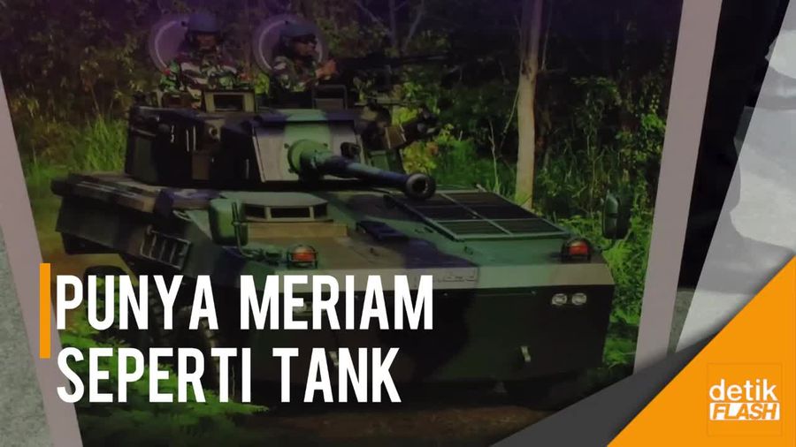 Panser Badak Buatan Pindad Punya Daya Hancur Luar Biasa