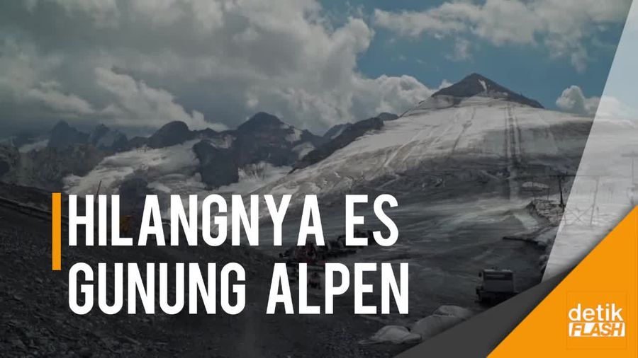 Panas Ekstrim Sebabkan Es di Pegunungan Alpen Menghilang