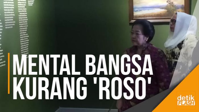 Megawati: Mental Bangsa Indonesia Sekarang Kurang Roso