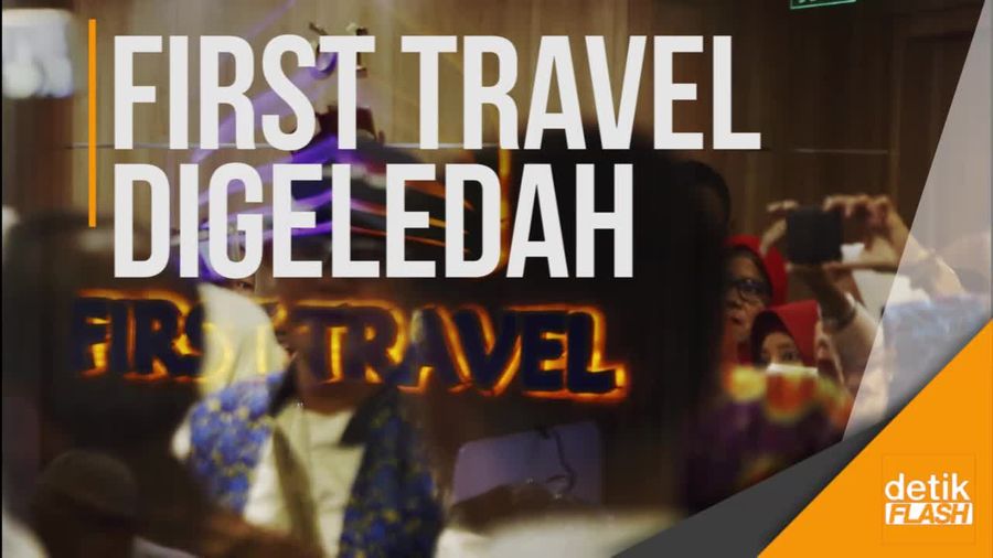 Kantor First Travel Digeledah Polisi
