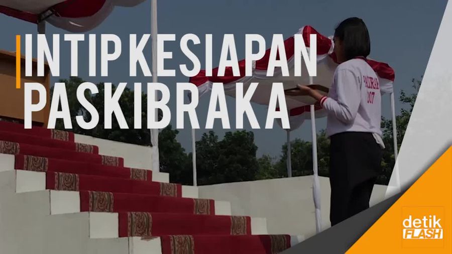 Intip Kesiapan Tim Pengibar Sang Saka Merah Putih