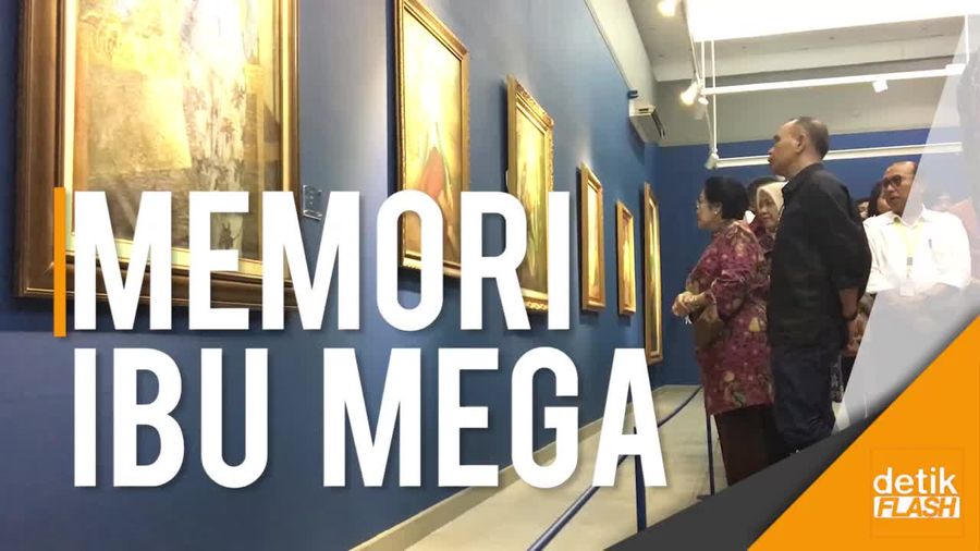 Nostalgia Megawati Lihat Lukisan Koleksi Istana