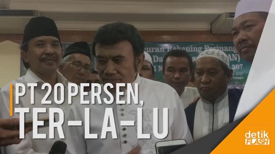Raja Dangdut Tolak Presidential Threshold 20% dan Dukung Oposisi  