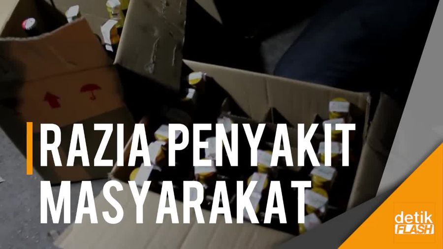 Pasangan Mesum dan Ratusan Botol Miras Diamankan Polisi