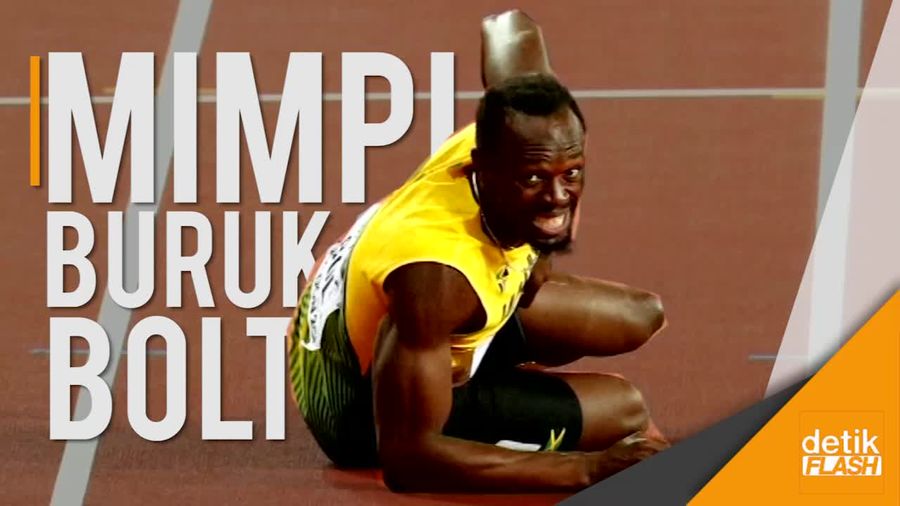 Usain Bolt Tutup Karirnya dengan Cedera