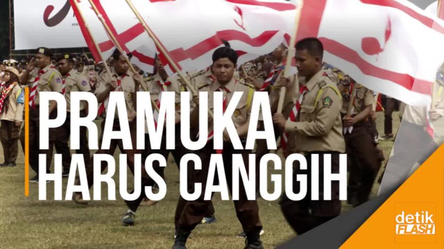 Jokowi: Pramuka Jangan Cuma Tahu Baris-berbaris