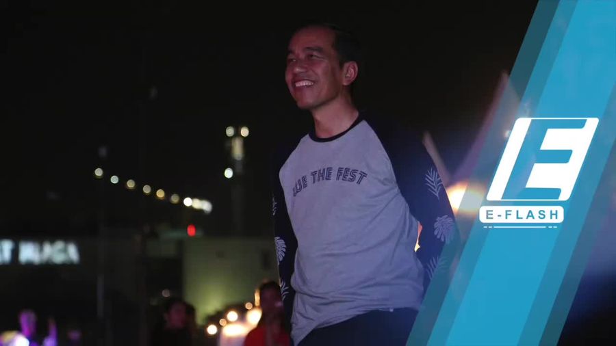 Jokowi Seru-seruan di We The Fest 2017 Hari Pertama