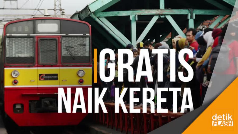 Merdeka! 17 Agustus Naik Commuter Line dan KA Lokal Gratis 