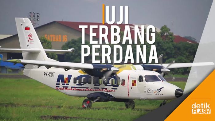 Rekaman Saat N219 Mengudara di Langit Bandung