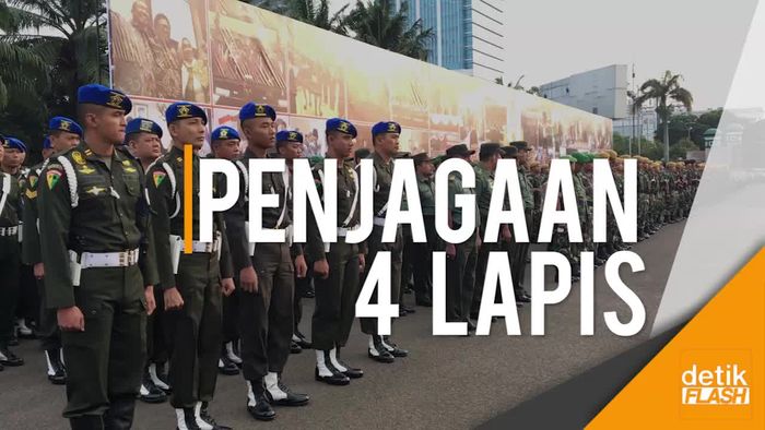 2.707 Personel Gabungan Amankan Sidang Tahunan MPR 2017