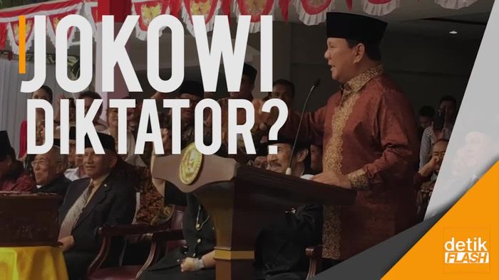 Jokowi Dibilang Diktator, Prabowo: Enggak Tahu, Saya di Gunung