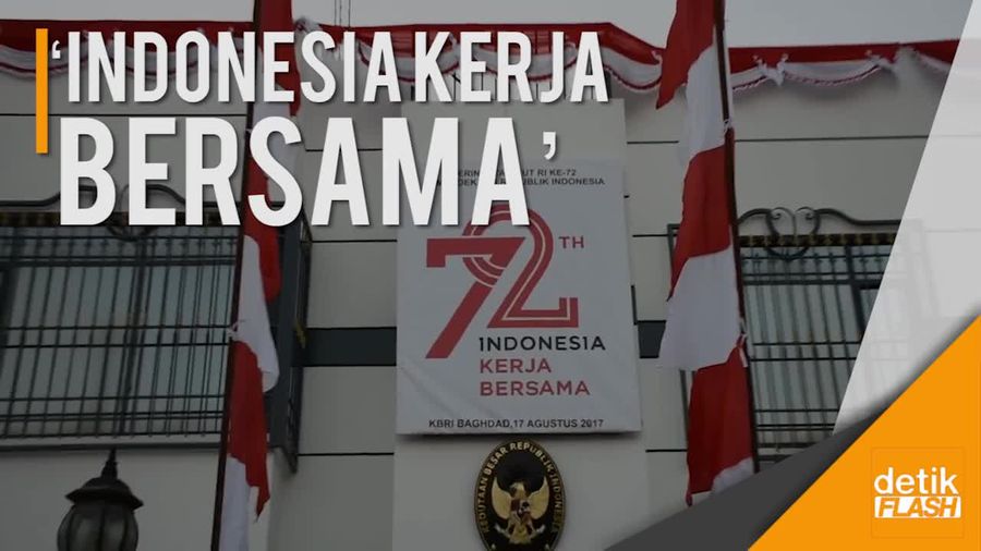 Ucapan Selamat HUT ke-72 RI dari KBRI Baghdad