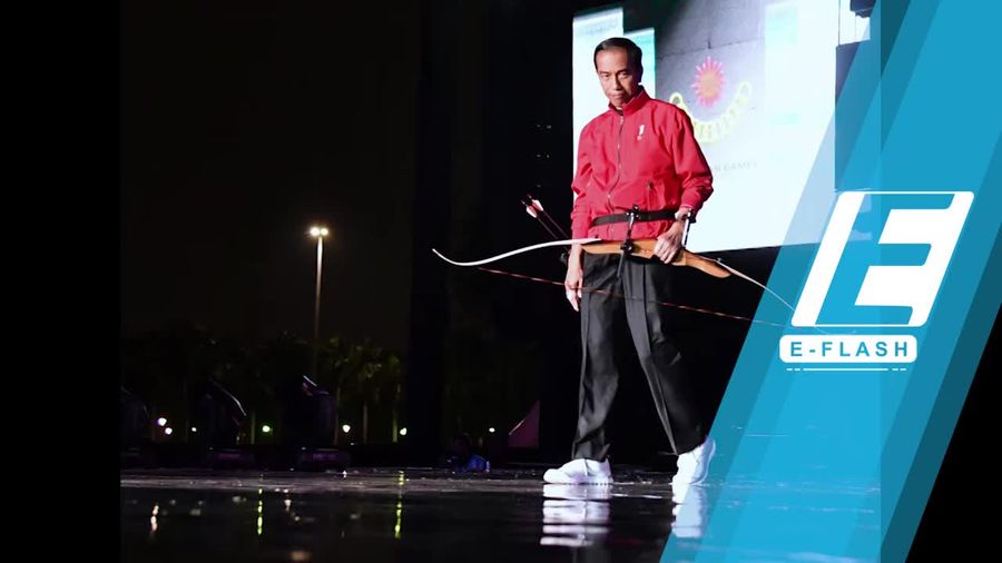 Bak Robin Hood, Jokowi Resmikan Setahun Menuju Asian Games 2018