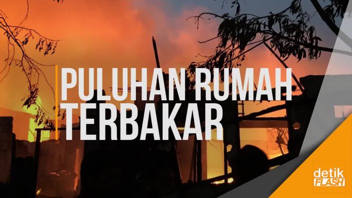 Belasan Unit Coba Padamkan Kebakaran di Kebayoran Lama