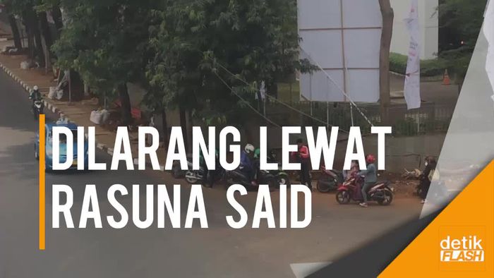 Kata Pengguna Jalan Soal Larangan Motor Melintas di Rasuna Said