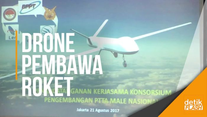 Anak Bangsa Kembangkan Drone Pembawa Roket