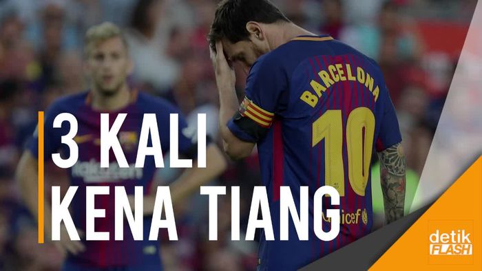 Trio MSN Bubar, Messi Tak Bisa Bikin Gol