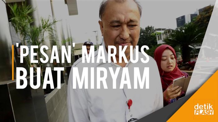 Markus Nari ke Anton Taufik: Bilang Miryam, Jangan Sebut Nama Saya