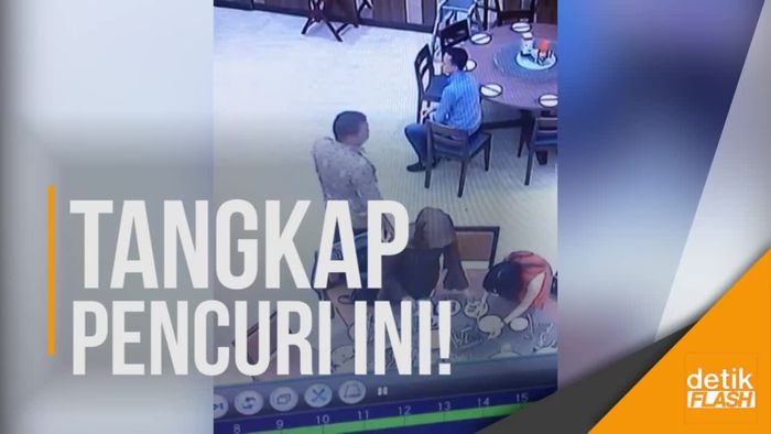 Rekaman CCTV Maling Tas Perempuan di Mal Yogya