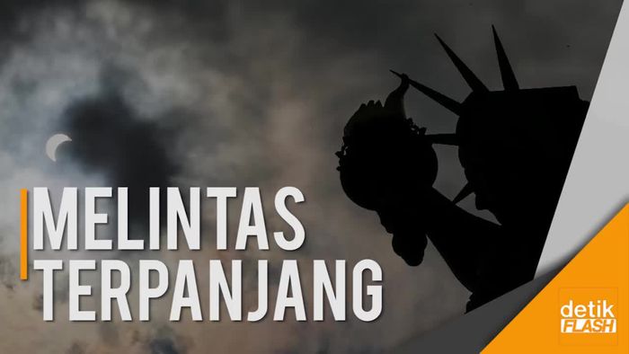 Gerhana Matahari Total di Amerika Melintasi Ribuan Kilometer