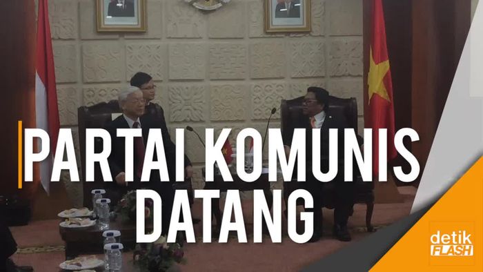 Saat Sekjen Partai Komunis Vietnam Blusukan ke Kompleks Parlemen