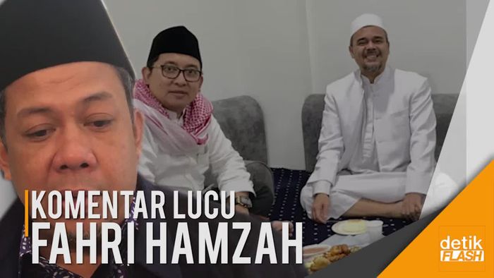 Komentar Lucu Fahri Hamzah Soal Foto Fadli Zon dan Habib Rizieq