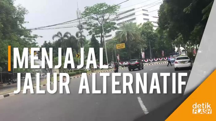Jalan Sudirman Ditutup Buat Motor, Ini Jalur Alternatif Harmoni-Blok M