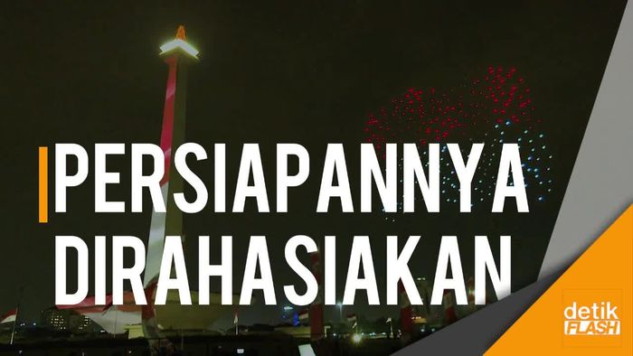Cerita di Balik Kerennya Atraksi Ratusan Drone di Monas  