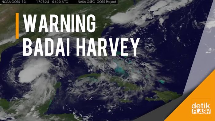Badai Harvey Diperkirakan Akan Hantam Amerika, Warga Texas Bersiap