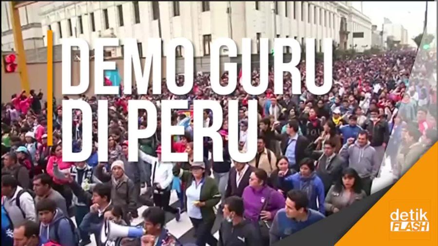 Guru-guru di Peru Tak Gentar Hadapi Peluru Polisi