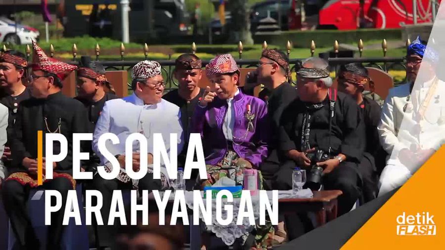 Jokowi Meriahkan Acara Karnaval Kemerdekaan Pesona Parahyangan