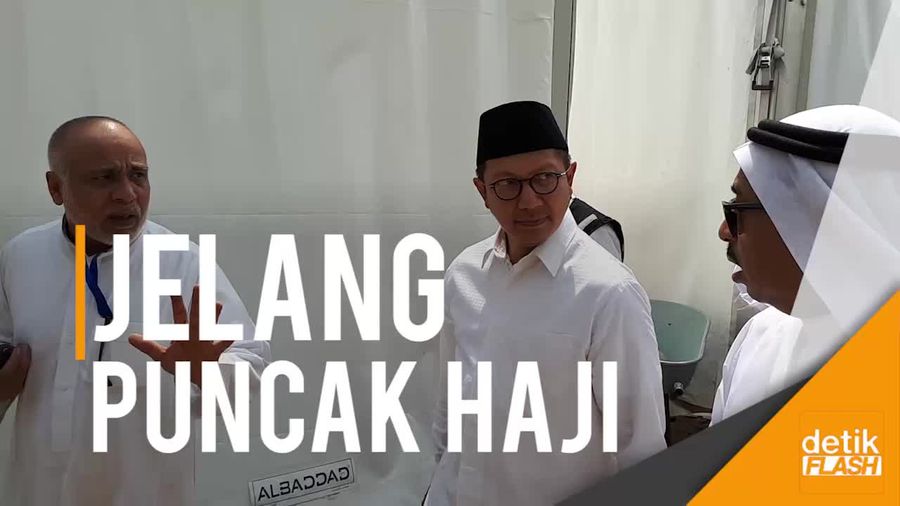 Jelang Puncak Haji, Menteri Agama Cek Kondisi Arafah dan Mina