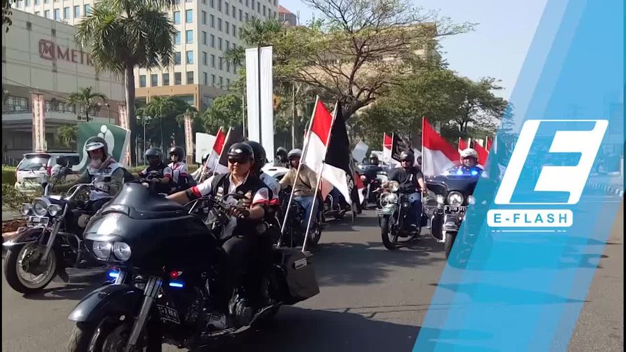 Gaya Nasionalis Komunitas Moge yang Cinta Pejuang Indonesia