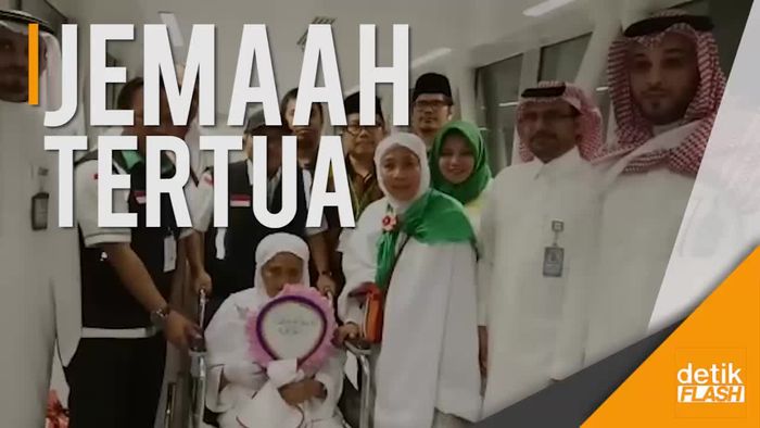 Kemeriahan Saat Jemaah 104 Tahun Tiba di Jeddah