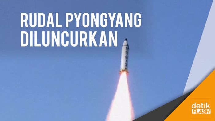 Rudal Korea Utara Melintasi Langit Jepang