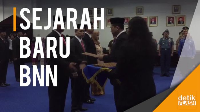 Sejarah Baru, BNN Lantik Pejabat dari TNI 
