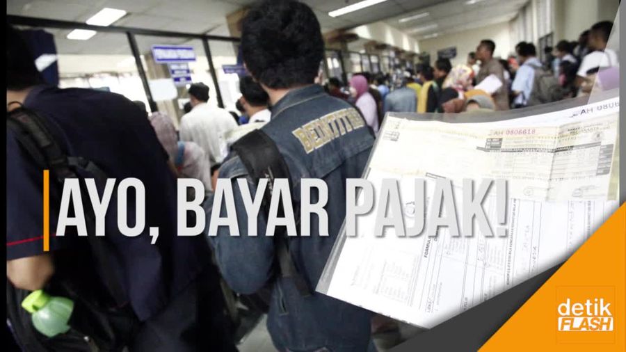 Lautan Manusia Tumpah Ruah di Kantor Samsat Jakarta Timur