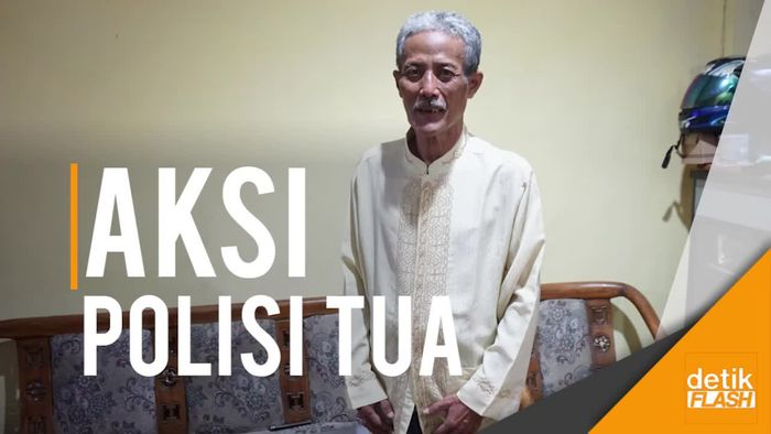 Aksinya Viral, Ini Cerita Polisi Tua yang Lawan Pemotor Bandel