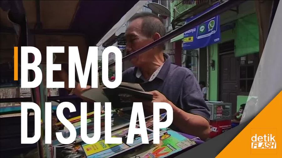Si Kinong dan Perpustakaan Bemo Miliknya