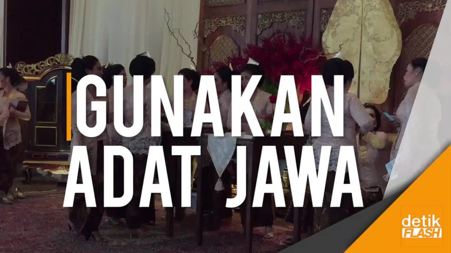Nuansa Adat Jawa yang Kental di Akad Nikah Anak BG-Buwas