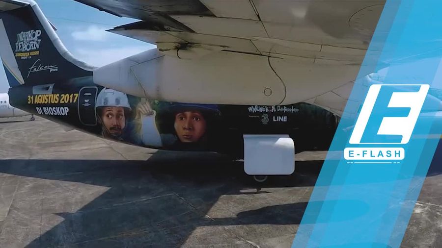 Keren! Melihat Pembuatan Mural Pesawat Jangkrik Boss