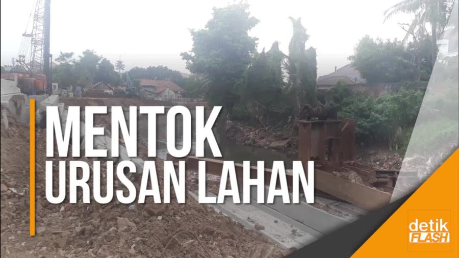 Normalisasi Kali Ciliwung Terkendala Pembebasan Lahan