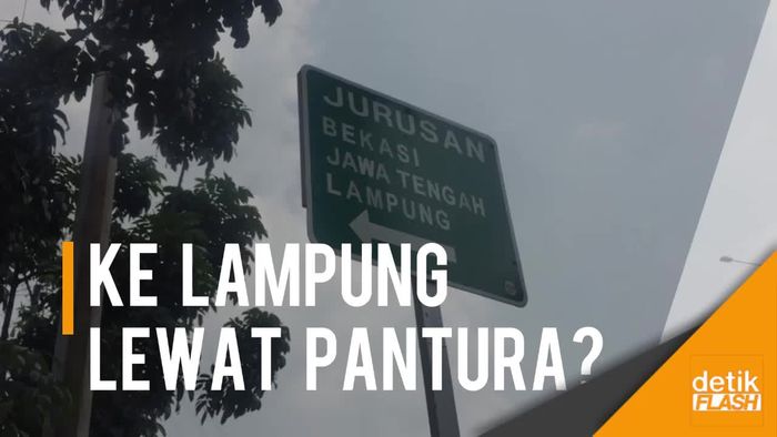 Rambu Bikin Bingung: Mau ke Lampung Diarahkan Lewat Pantura