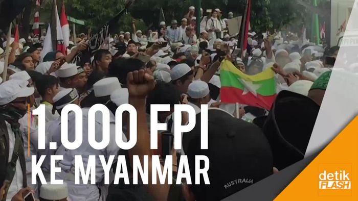 FPI Berangkatkan 1.000 Mujahid ke Myanmar