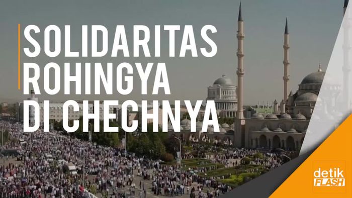 Puluhan Ribu Warga Chechnya Turun ke Jalan