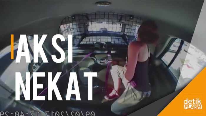 Sempat Diborgol, Wanita Ini Malah Bawa Kabur Mobil Polisi