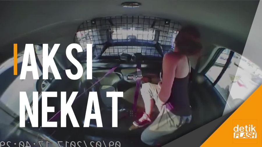 Sempat Diborgol, Wanita Ini Malah Bawa Kabur Mobil Polisi