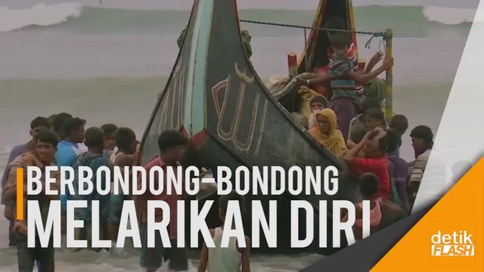 Gelombang Eksodus Rohingya Tiba di Bangladesh