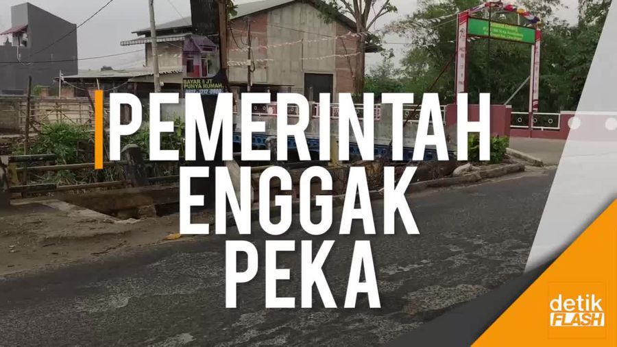 Waspada! Lubang-lubang Longsor di Depok Masih Menganga