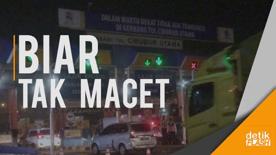 Resmi! Jasa Marga Tiadakan Transaksi di Gerbang Tol Cibubur Utama